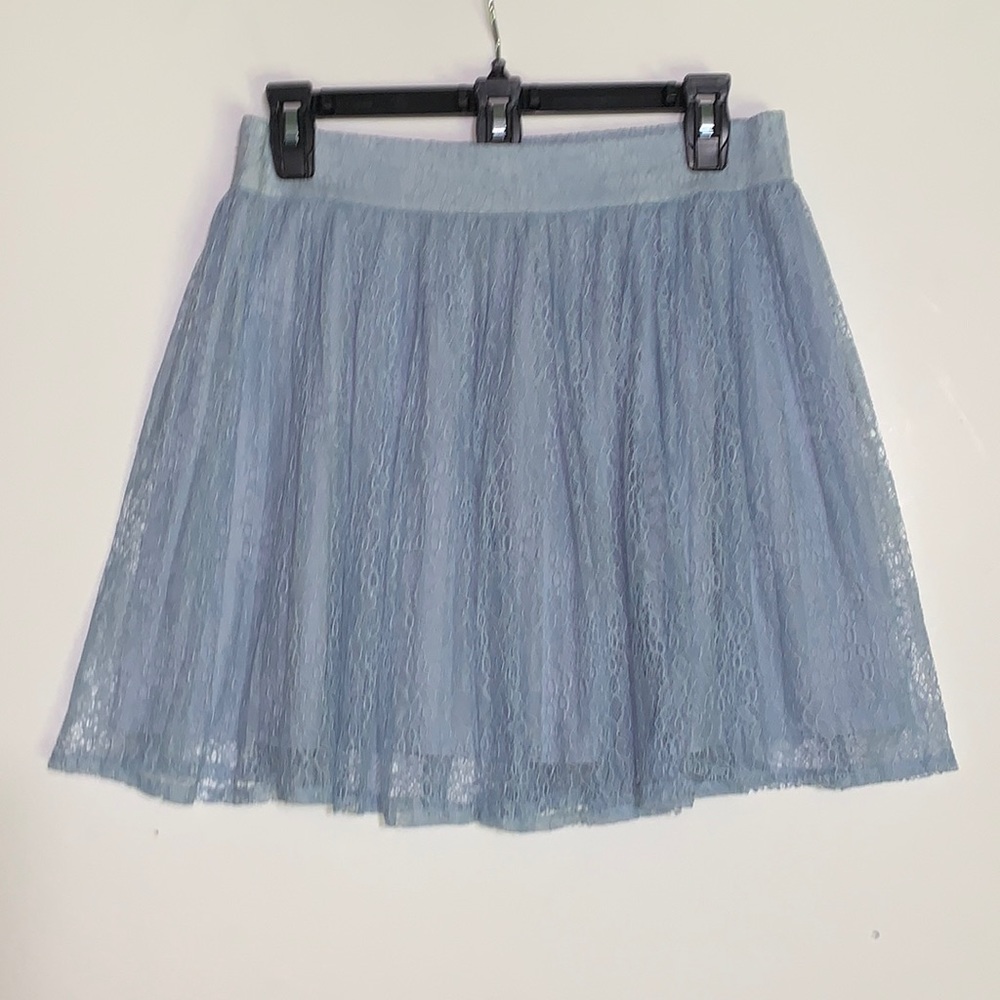 Forever 21 Blue Lace Skirt Fairy core whimsical